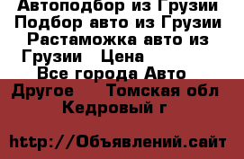 Автоподбор из Грузии.Подбор авто из Грузии.Растаможка авто из Грузии › Цена ­ 25 000 - Все города Авто » Другое   . Томская обл.,Кедровый г.